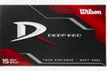 Wilson Deep Red Golfballen – 15 Ballen - Thom's Golfgear