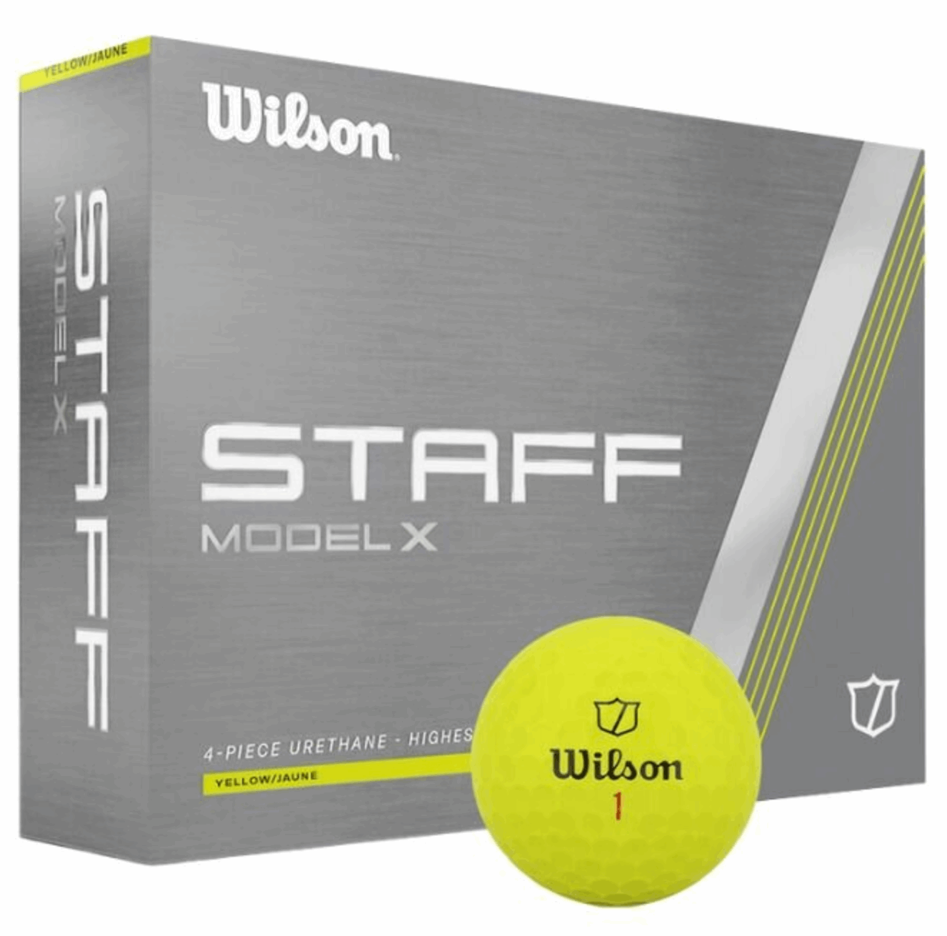 Wilson Staff Model X Golfballen – Yellow (Dozijn) - Thom's Golfgear