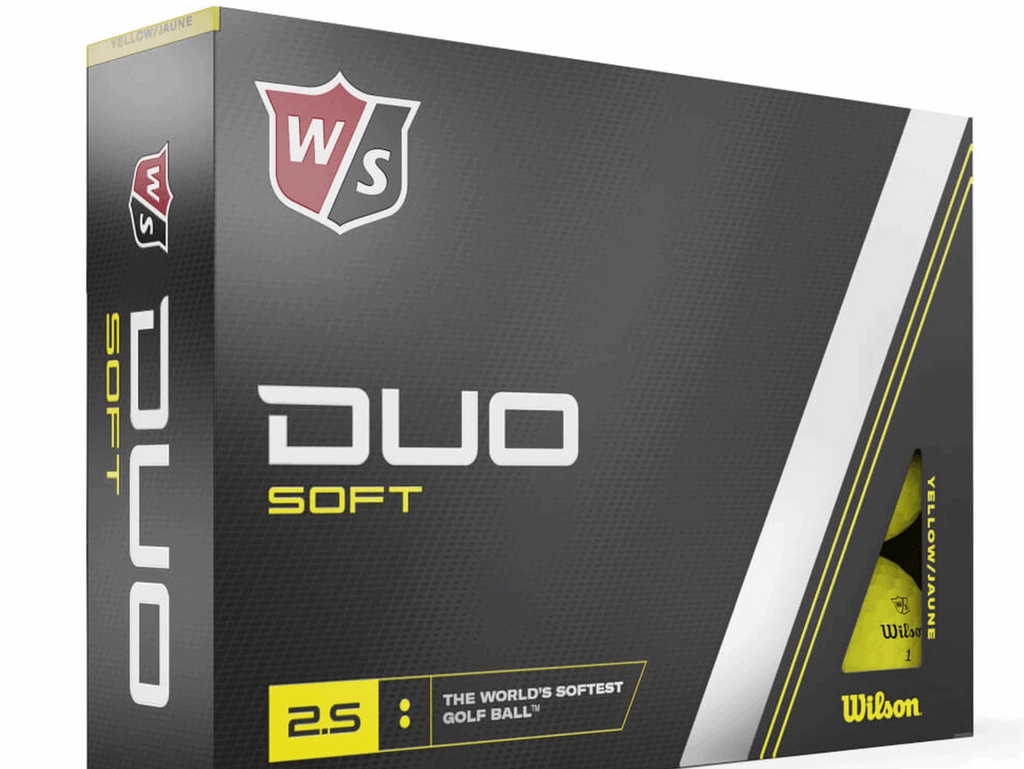 Wilson Staff DUO Soft 2.5 Matte Golfballen – Yellow (Dozijn) - Thom's Golfgear