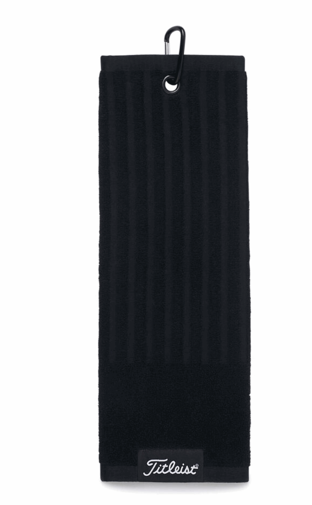 Titleist Trifold Golfhanddoek – Zwart - Thom's Golfgear
