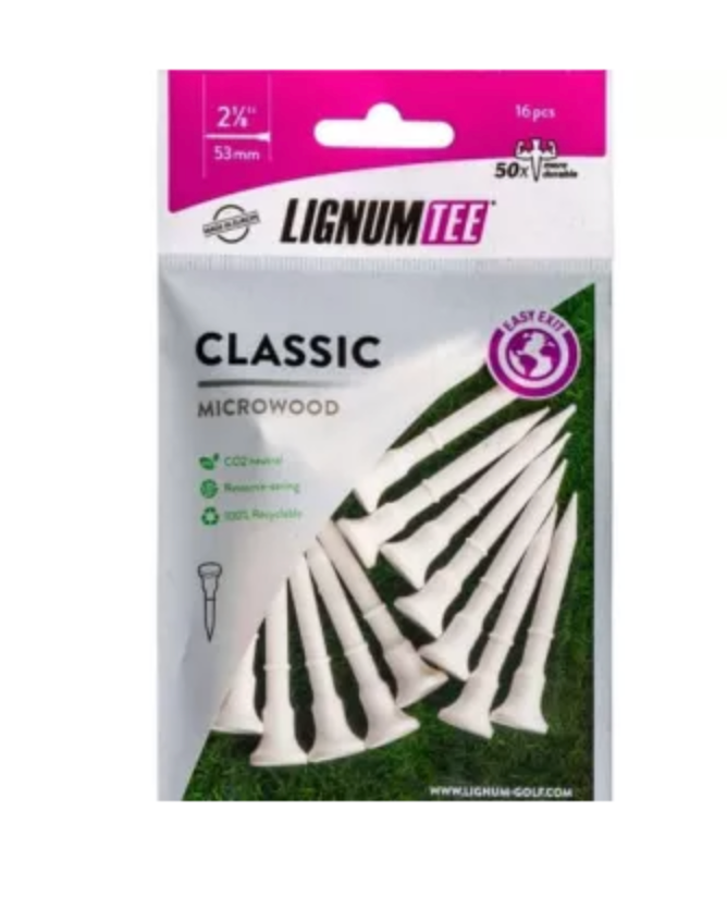 Lignum Classic Plastic Golftees (Diverse Maten)