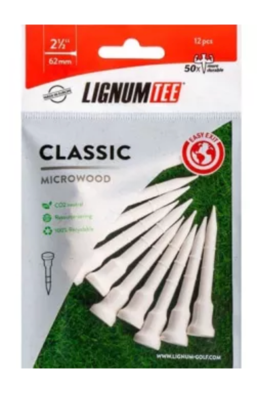 Lignum Classic Plastic Golftees (Diverse Maten)