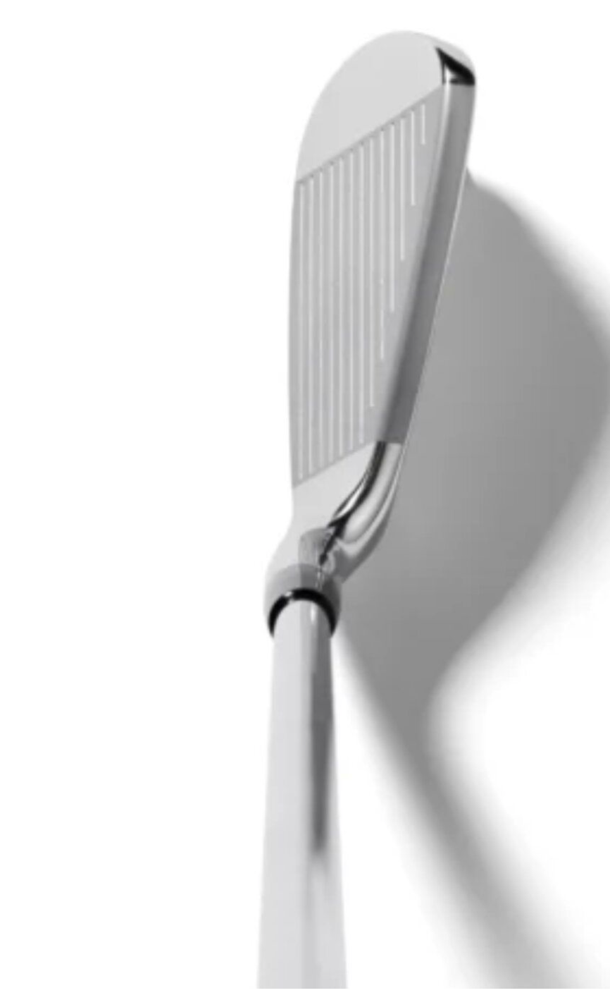 Golfkolf Mizuno MX Speedmetal KBS Max 65 parallel grafiet, zichtbaar met zwarte grip en metalen clubhoofd.