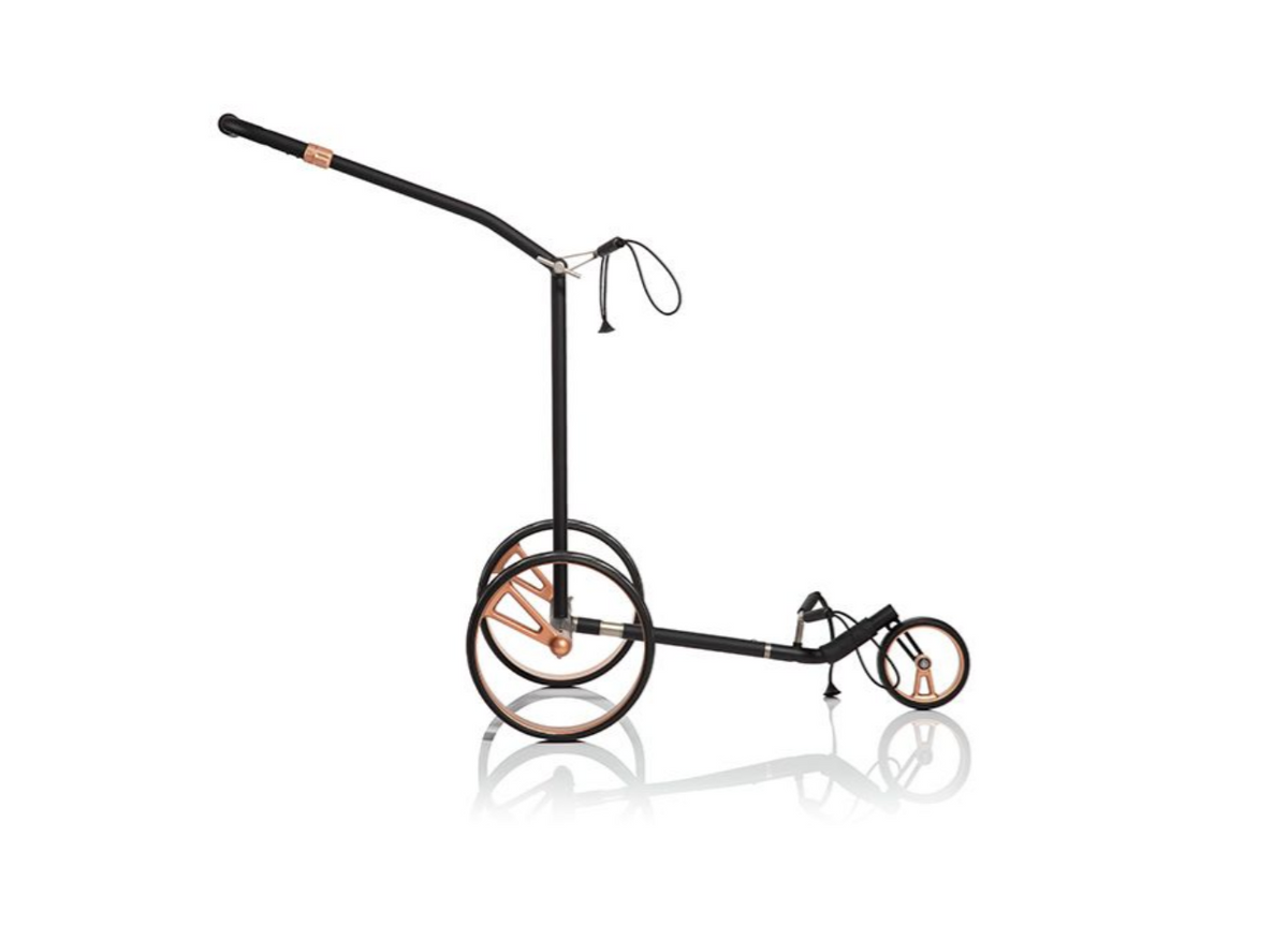 JuCad Phantom Titan Black on Black Rosé 3.0 Golftrolley