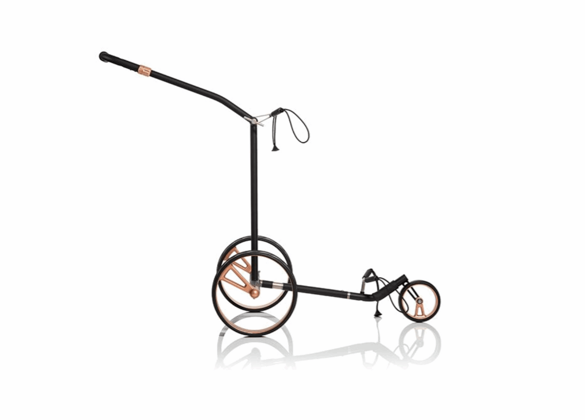 JuCad Phantom Titan Black on Black Rosé 3.0 Golftrolley