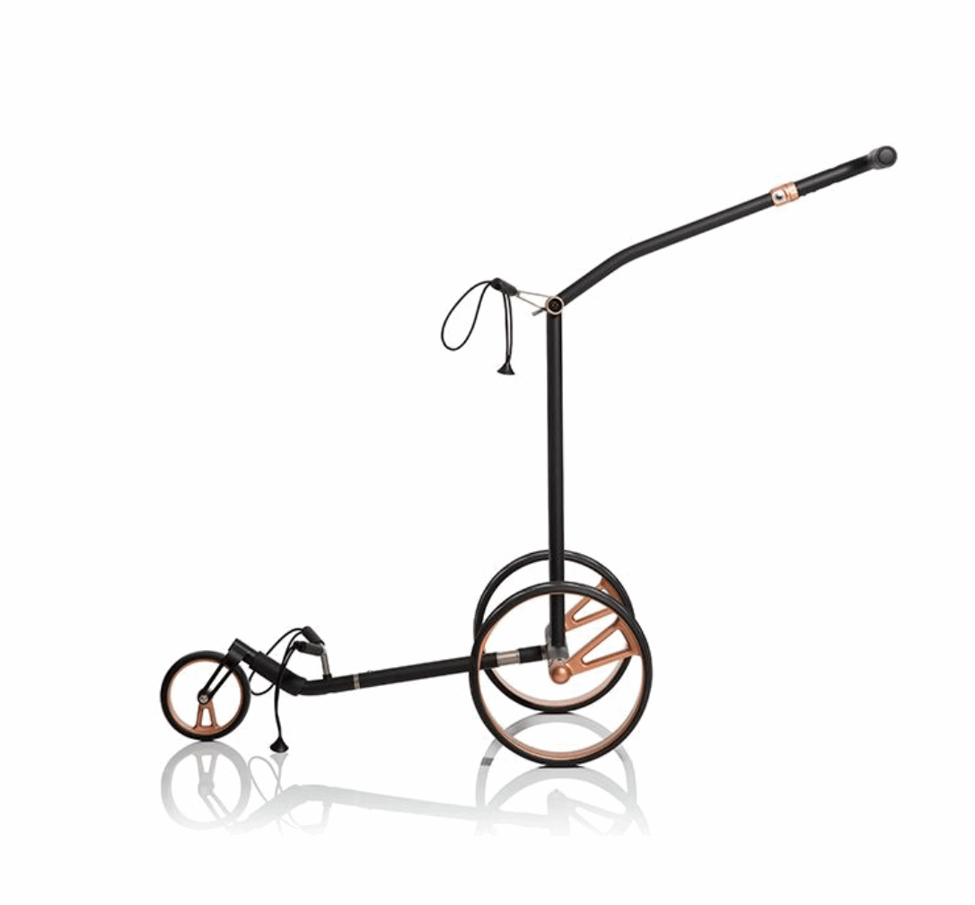 JuCad Phantom Titan Black on Black Rosé 3.0 Golftrolley