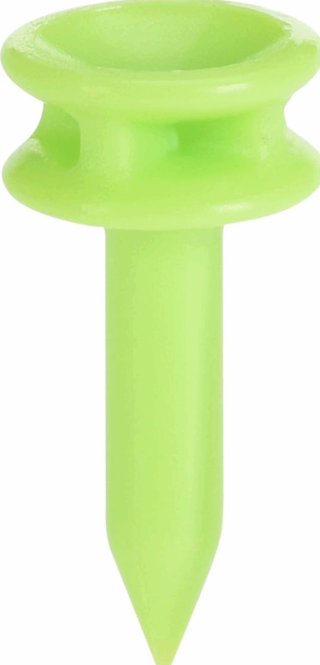 Pure2Improve step tees van Thom's Golfgear in 24mm, 31mm, 37mm en 53mm voor golfclubs en tee's op de baan