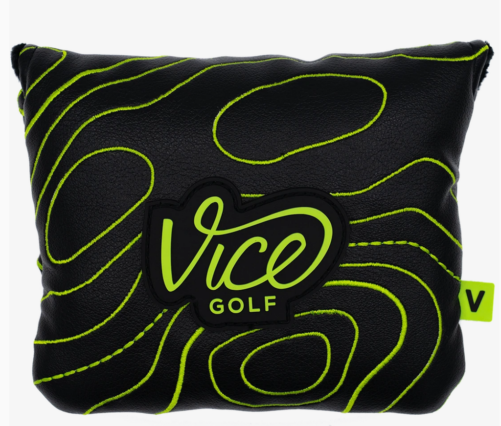 Thom's Golfgear Vice Golf VGP04 ZT Putter rechtshandig, golfputter met Zero Twist technologie, zichtbaar op scherm.