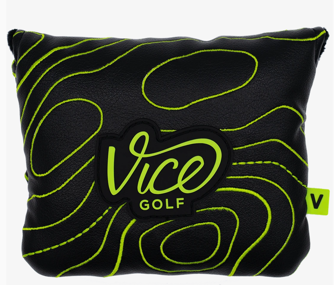 Thom's Golfgear Vice Golf VGP04 ZT Putter rechtshandig, golfputter met Zero Twist technologie, zichtbaar op scherm.