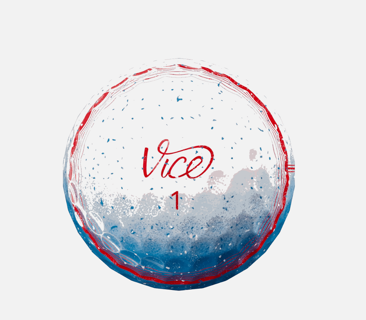 Vice Pro Plus Tracer Special Arctic Bomb Golfballen – 12 Stuks (Dozijn)