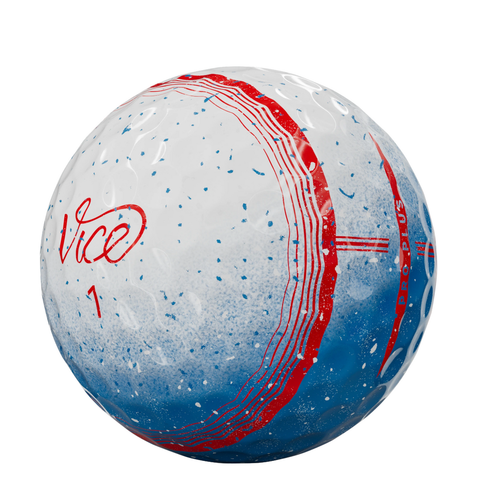 Vice Pro Plus Tracer Special Arctic Bomb Golfballen – 12 Stuks (Dozijn)