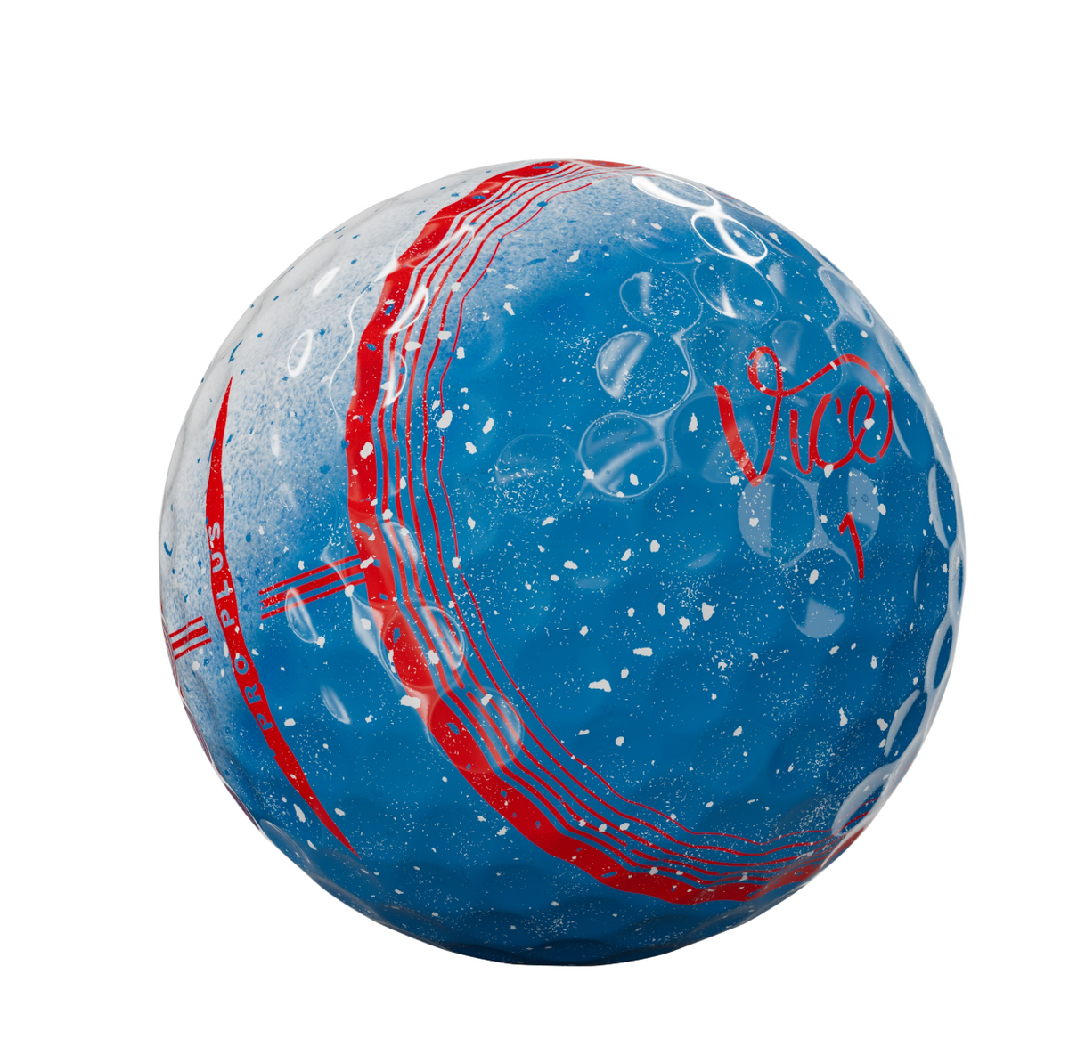Vice Pro Plus Tracer Special Arctic Bomb Golfballen – 12 Stuks (Dozijn)