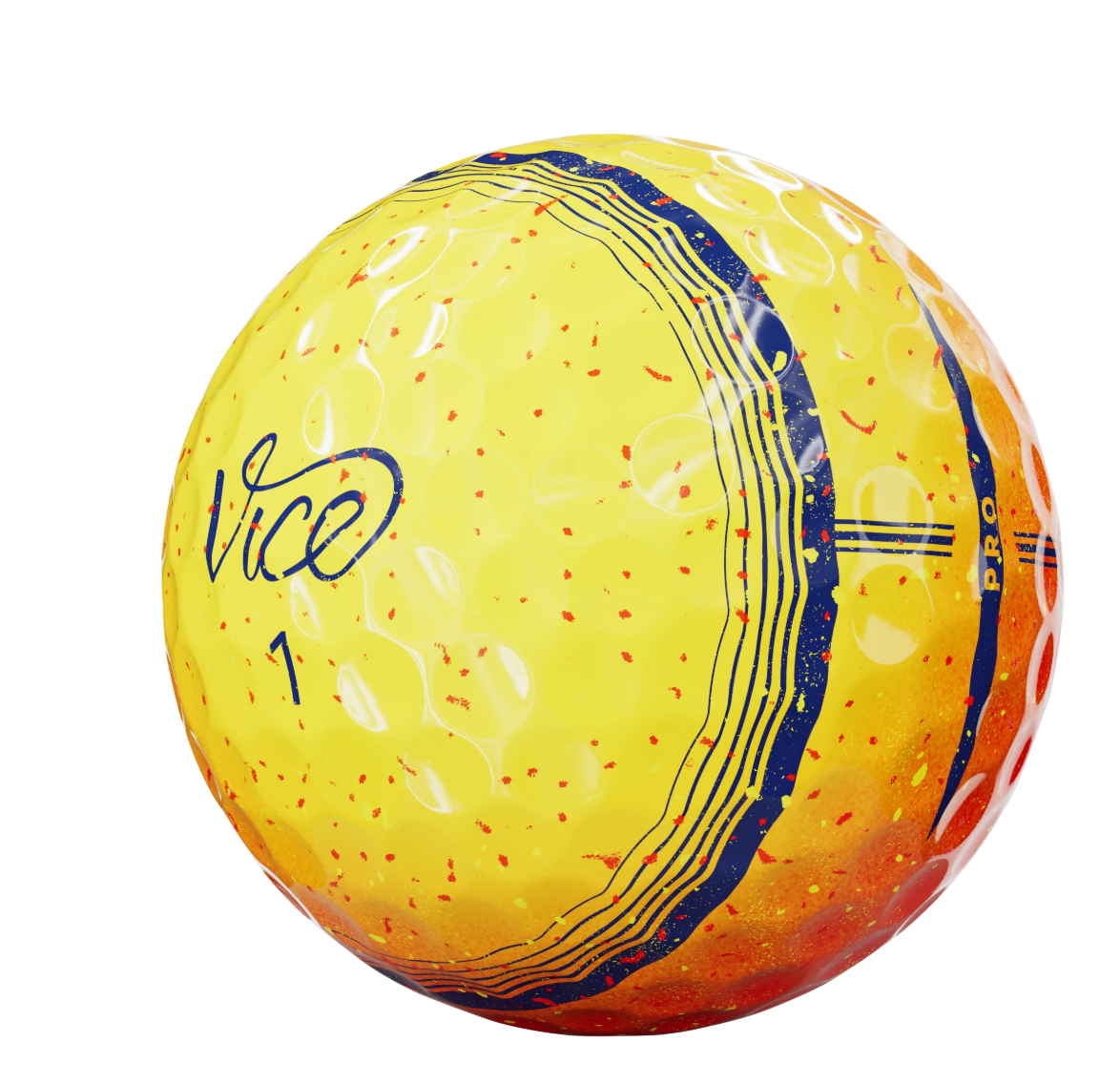 Vice Pro Tracer Special Fireball Golfballen – 12 Stuks (Dozijn)