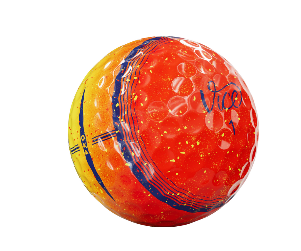 Vice Pro Tracer Special Fireball Golfballen – 12 Stuks (Dozijn)