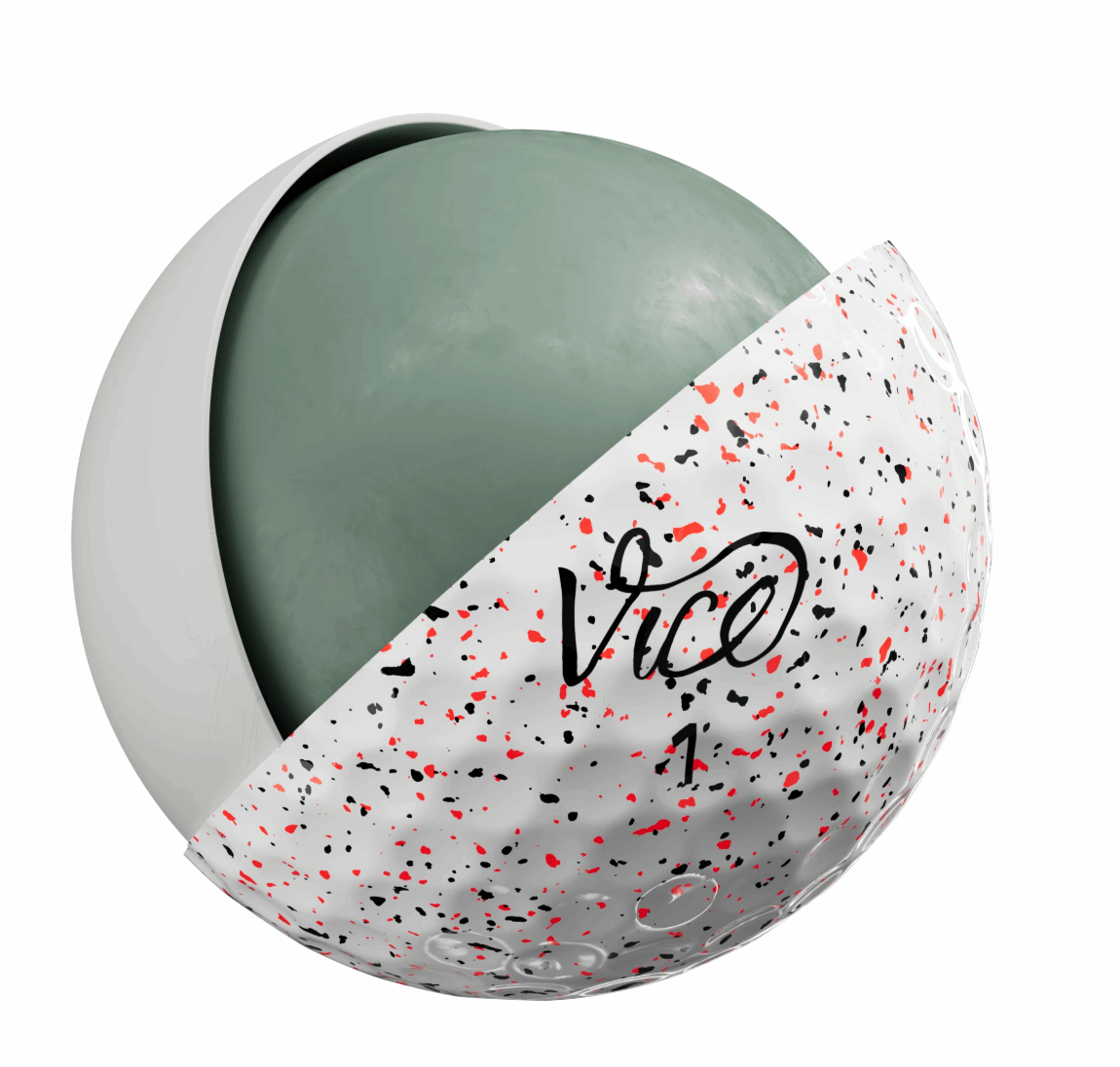 Vice Pro Air Drip Red Black Golfballen – 12 Stuks (Dozijn)