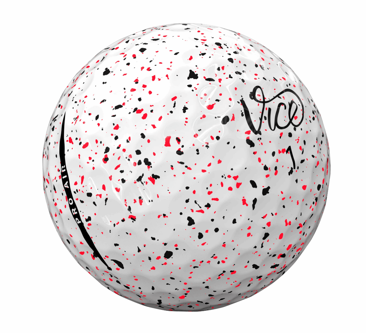 Vice Pro Air Drip Red Black Golfballen – 12 Stuks (Dozijn)