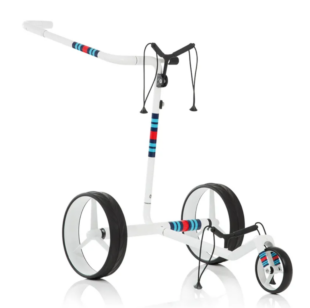 JuCad Carbon Travel 3.0 Elektrische Golftrolley – Royal Rosso / Royal Navy / Travel Special / Travel Special Racing