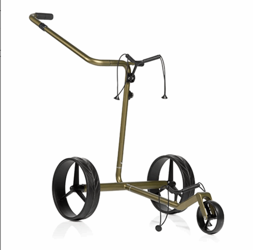 JuCad Carbon Travel Verde 3.0 Elektrische Golftrolley – Verde Black / Verde Rose