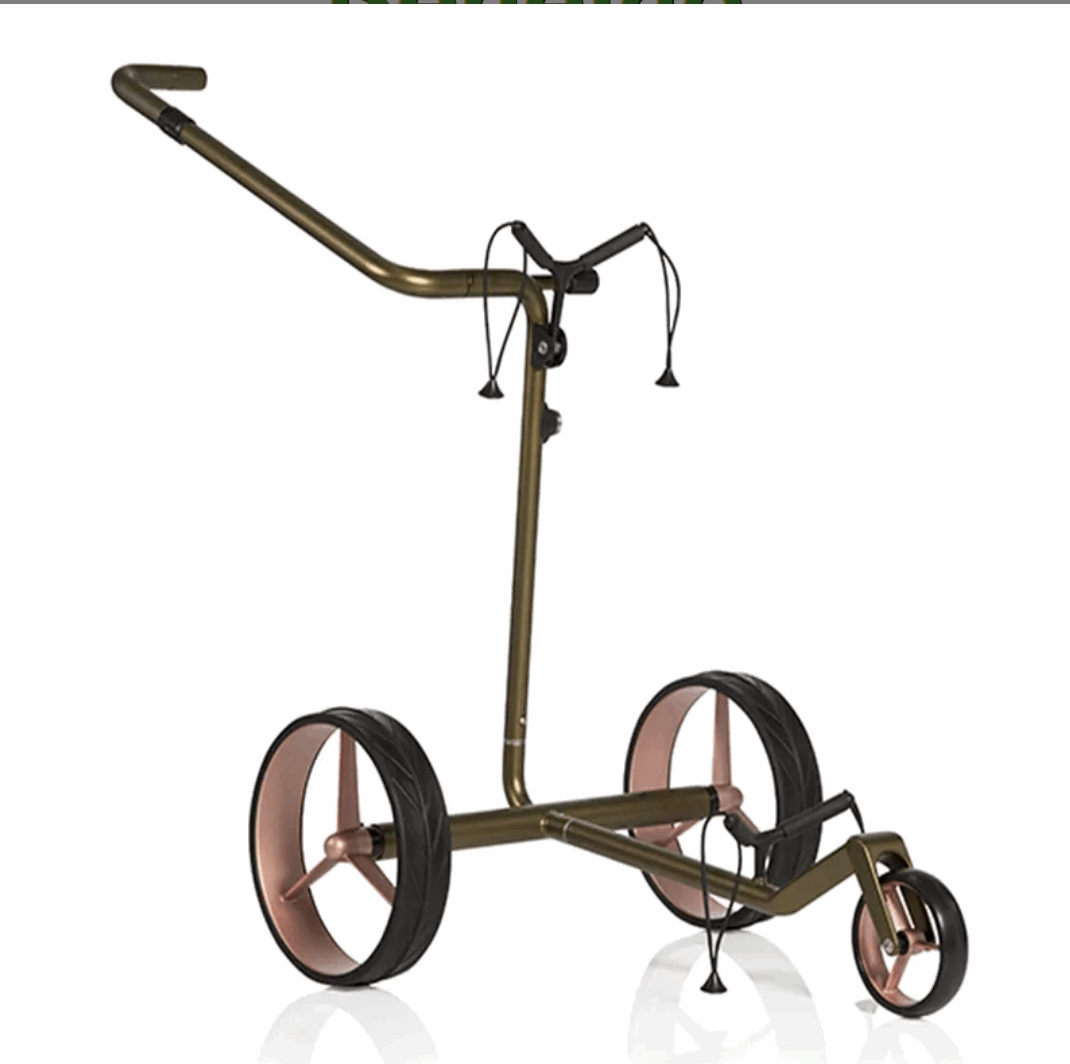 JuCad Carbon Travel Verde 3.0 Elektrische Golftrolley – Verde Black / Verde Rose