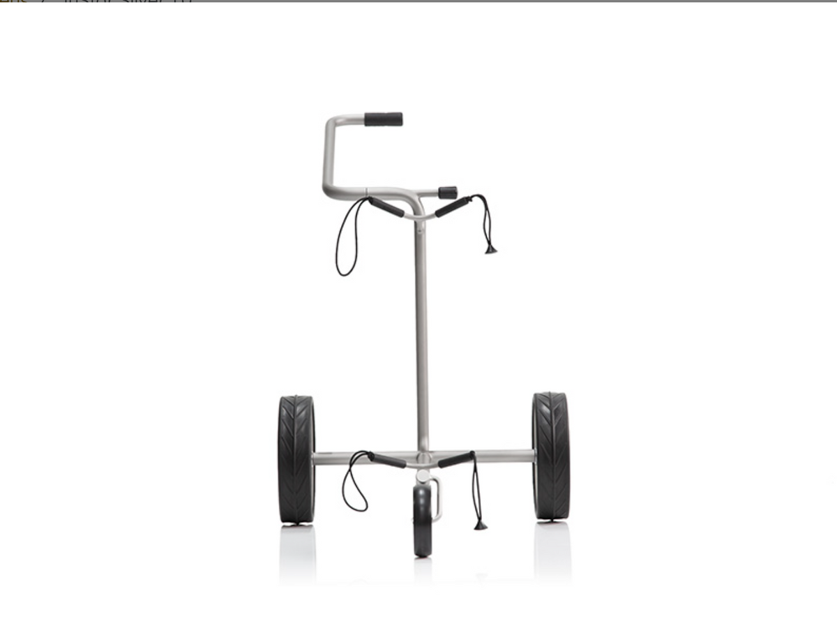 JuStar Silver 1.0 Elektrische Golftrolley – Inclusief Scorekaarthouder en Draagtas