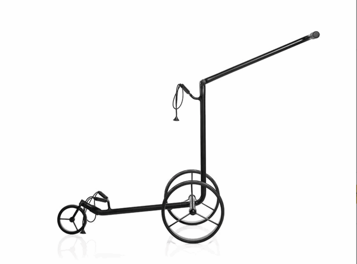 JuStar Black 3-Wiel Golftrolley – Zwart