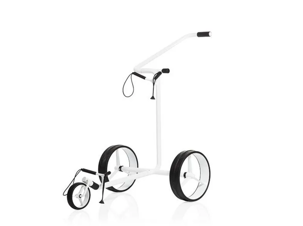 JuStar White 3-Wiel Golftrolley – Wit
