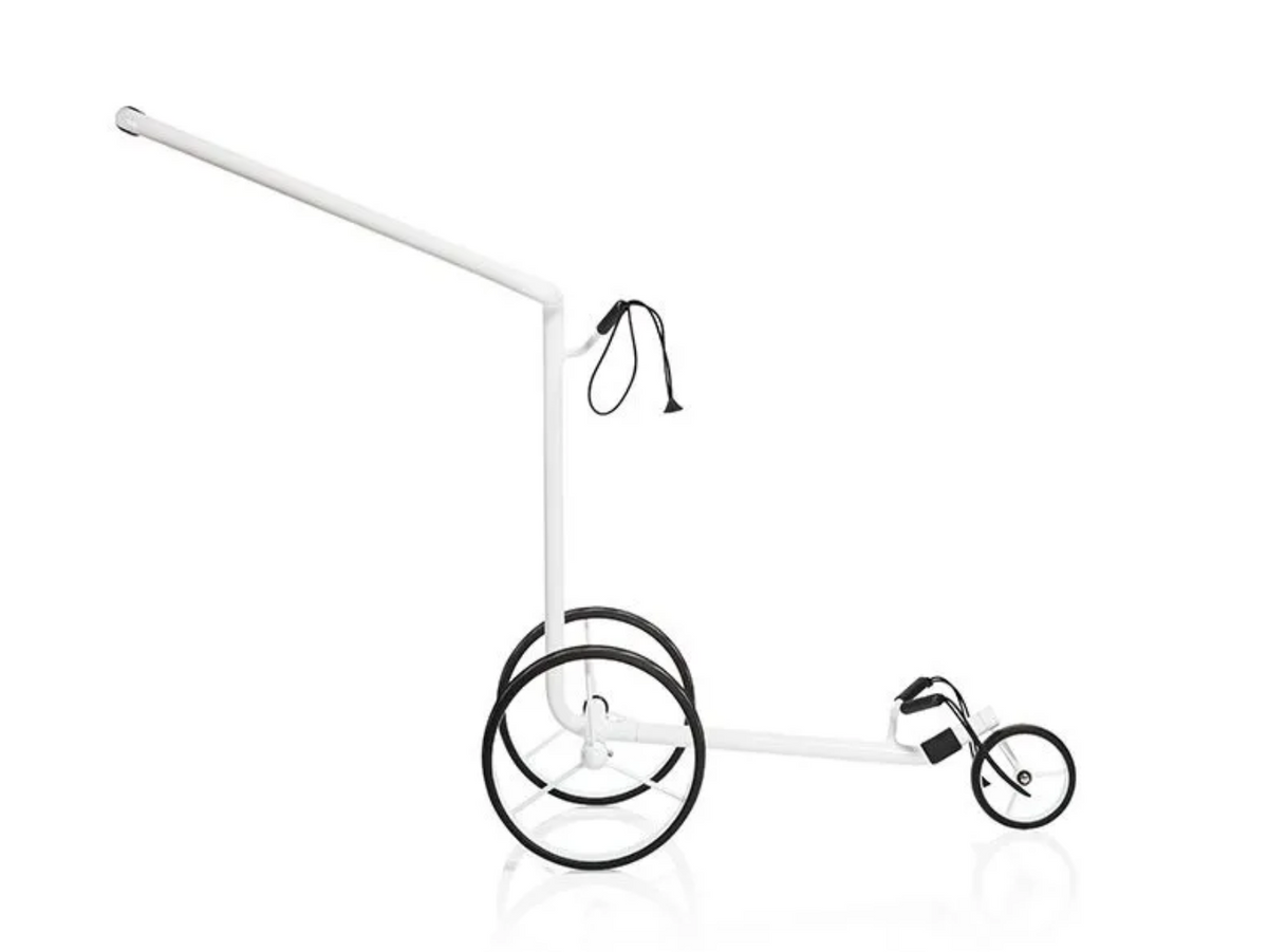JuStar White 3-Wiel Golftrolley – Wit