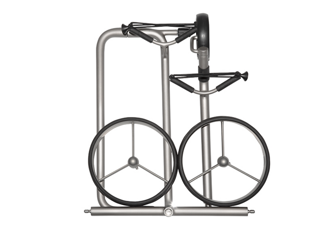 JuStar Silver 3-Wiel Golftrolley – Zilver