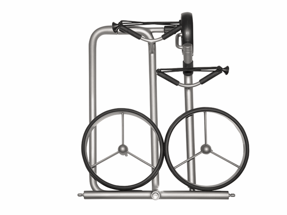 JuStar Silver 3-Wiel Golftrolley – Zilver