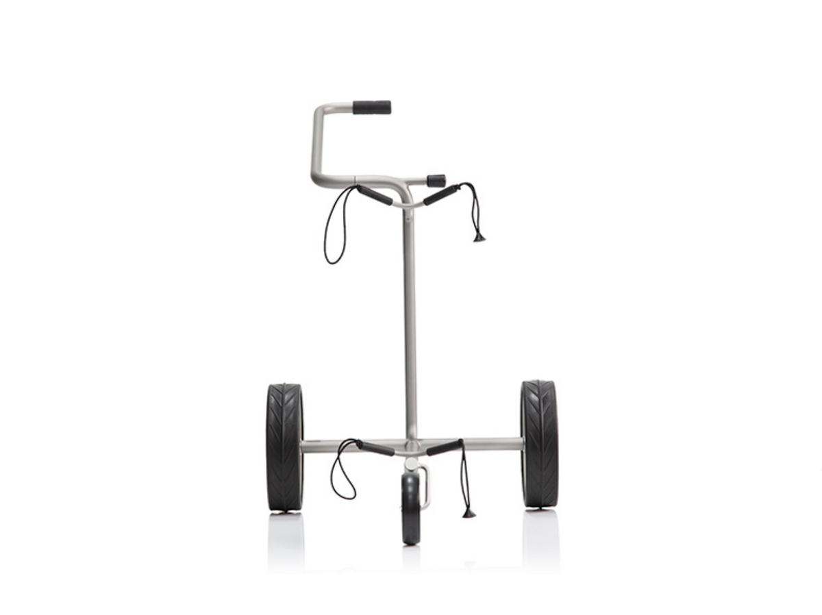 JuStar Silver 3-Wiel Golftrolley – Zilver