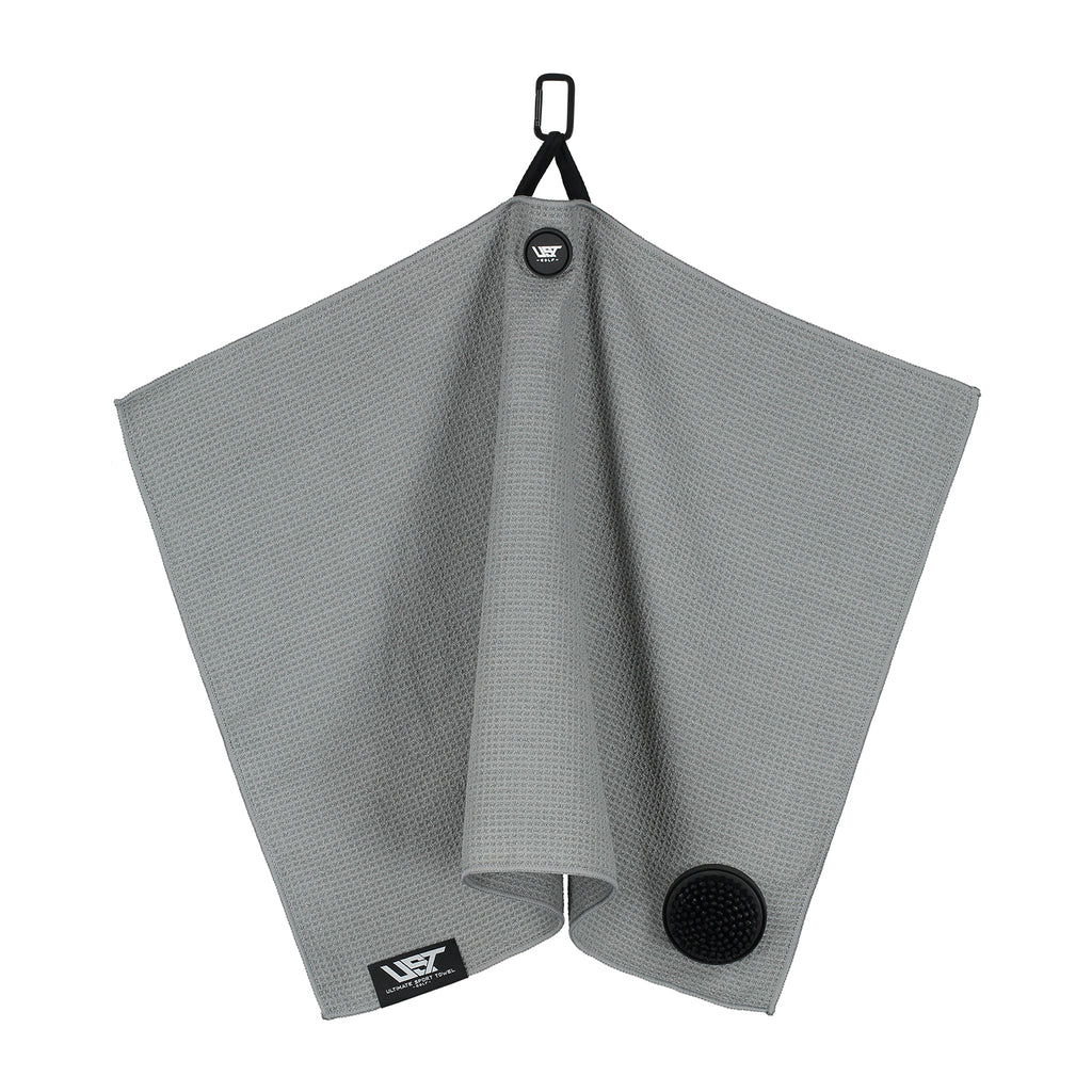 UST Premium Magnetische Golfhanddoek – Wit, Zwart of Grijs