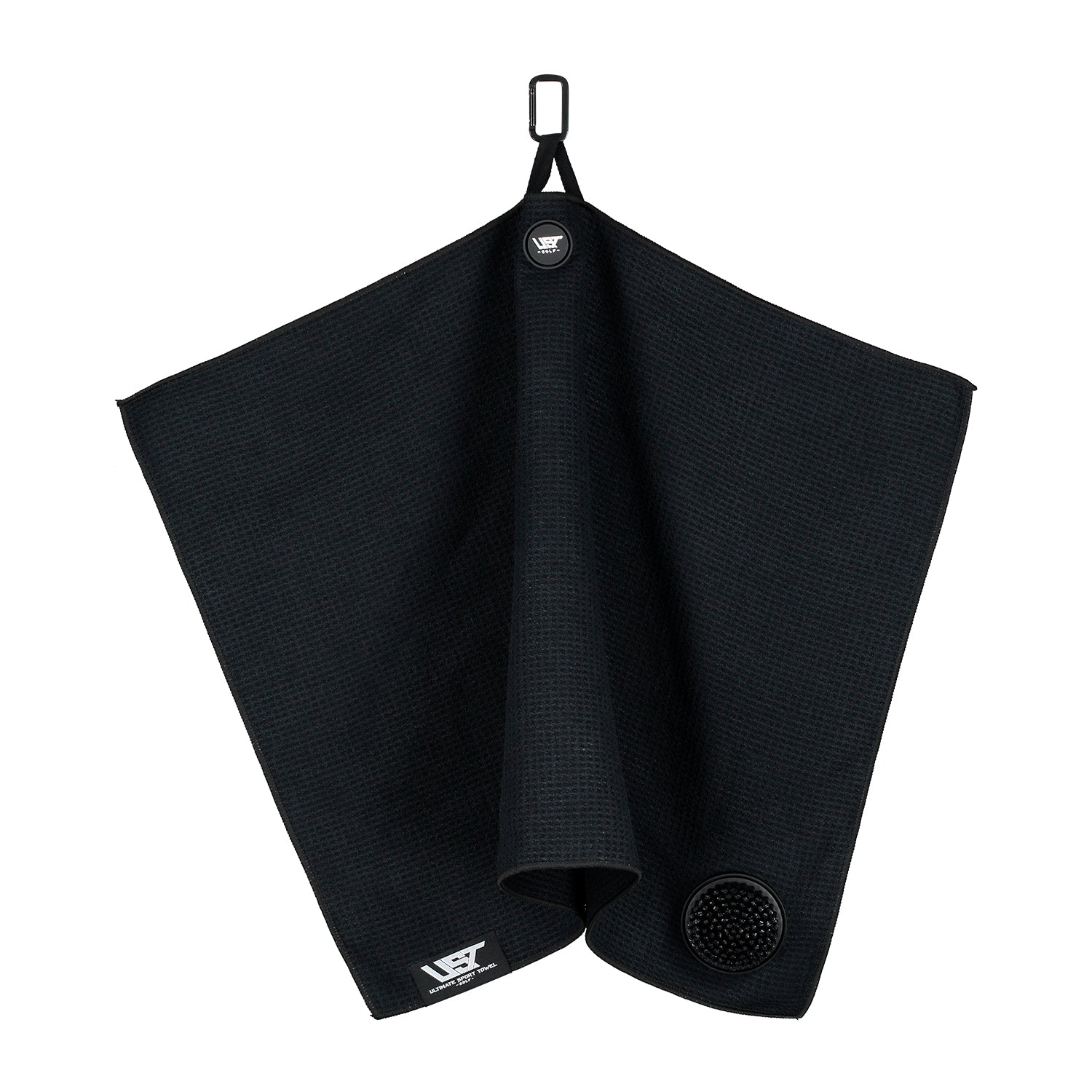 UST Premium Magnetische Golfhanddoek – Wit, Zwart of Grijs