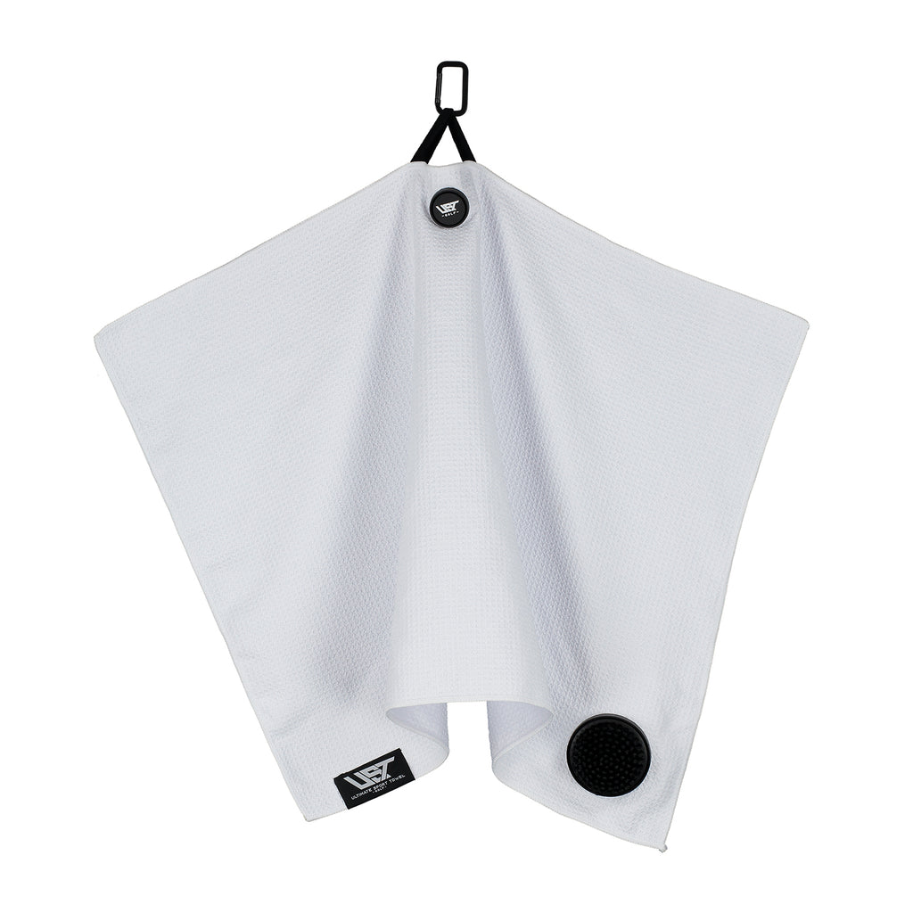 UST Premium Magnetische Golfhanddoek – Wit, Zwart of Grijs