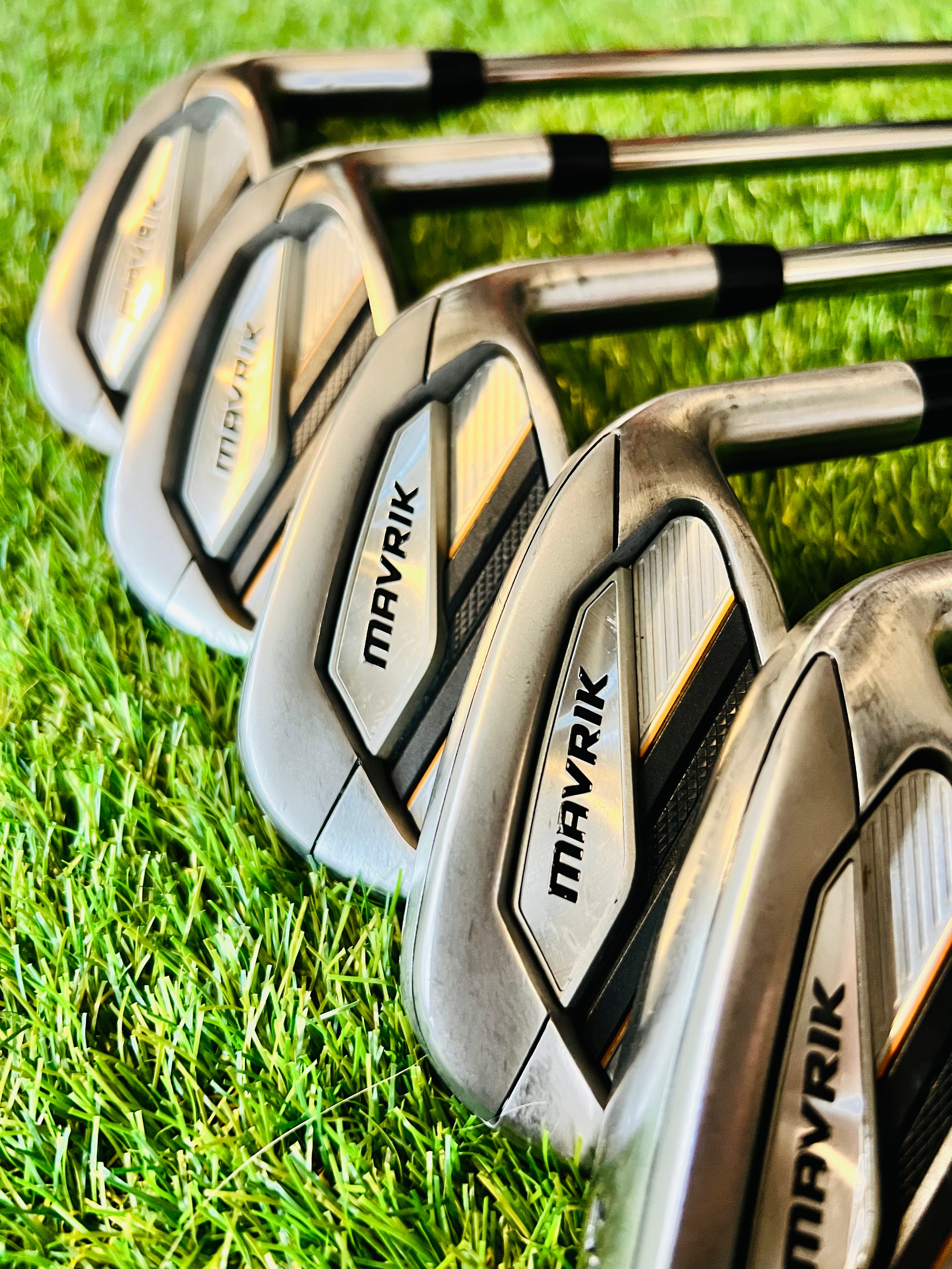 Close up van de Callaway Mavrik ijzerset