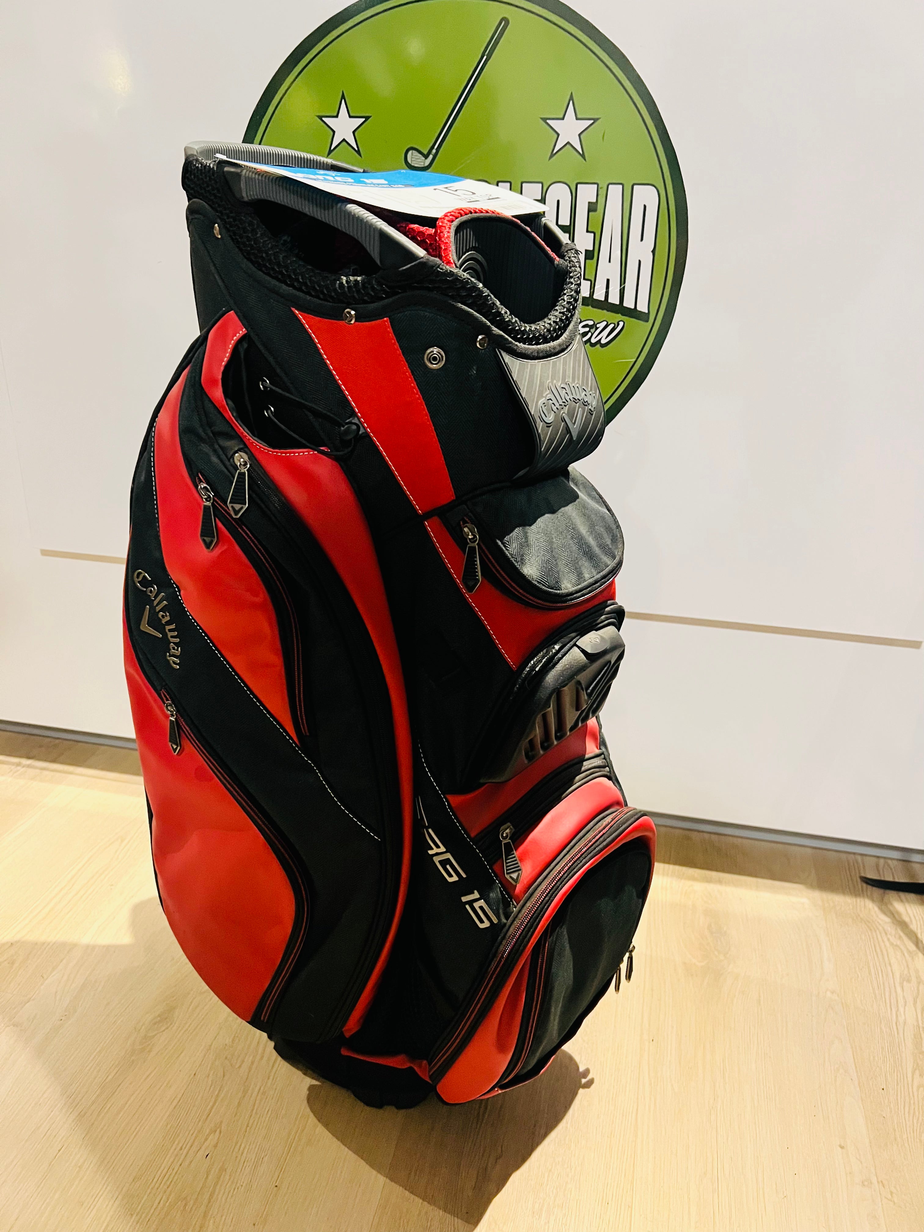 Andere zijde van de Callaway ORG15 cartbag