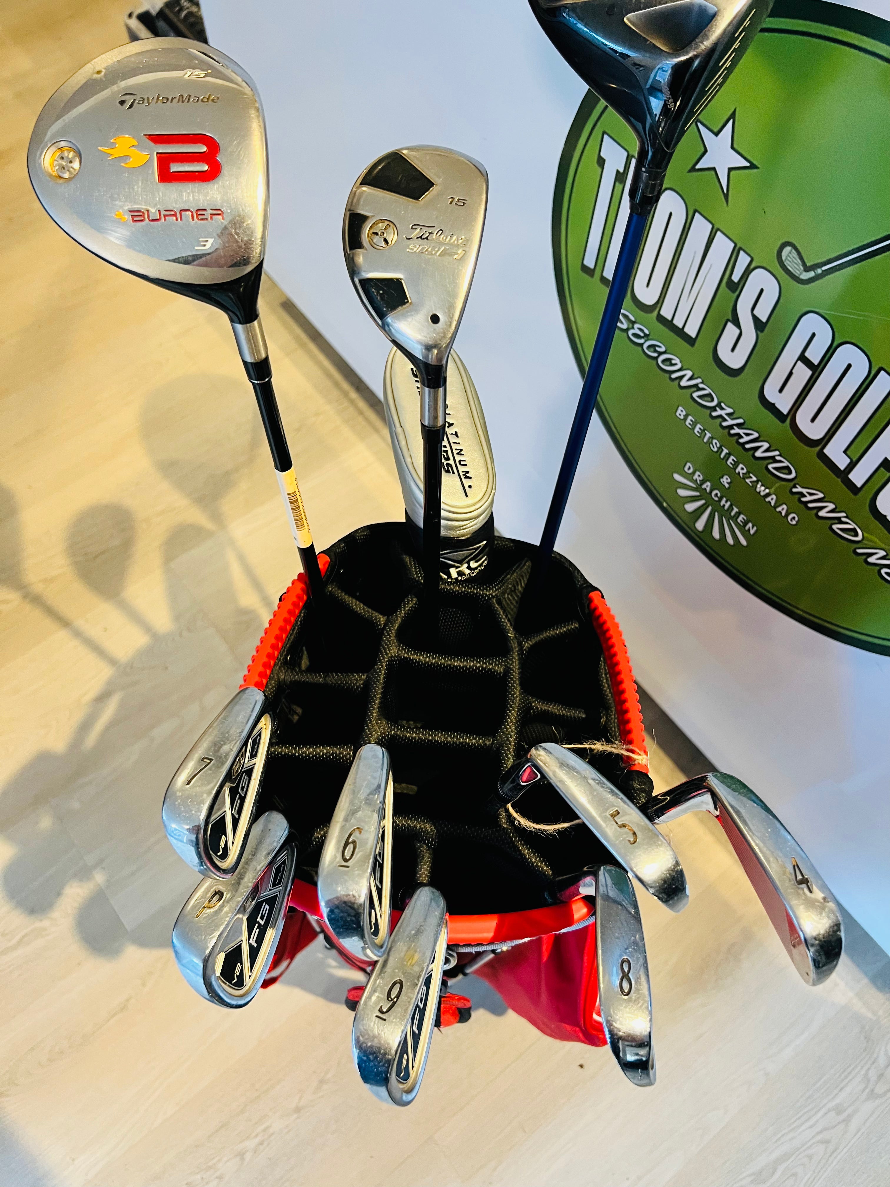 Bovenaanzicht van de complete Build a Bag