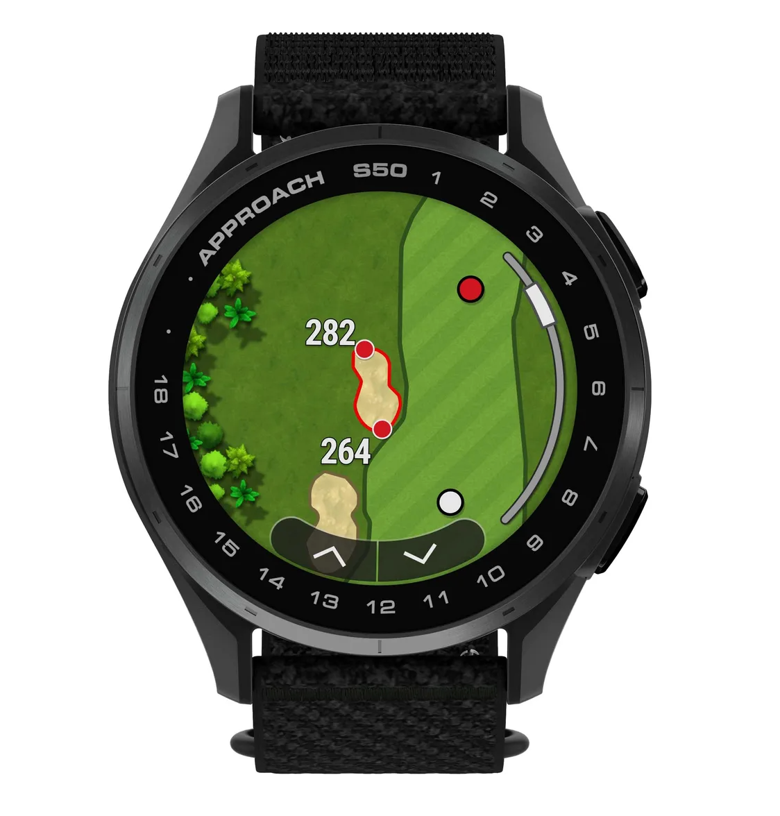 Display van de S50 approach