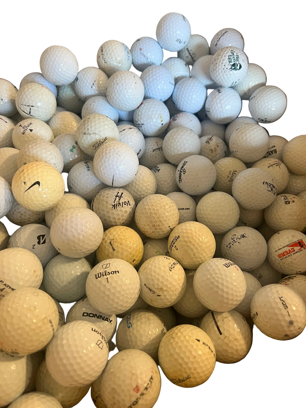 Close up van de lakeballs mix A Thom's Golfgear
