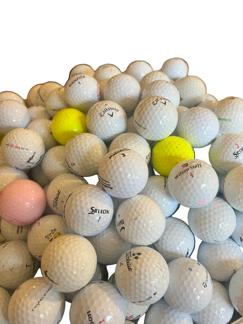 Close up van Mix B Lakeballs Thom's Golfgear