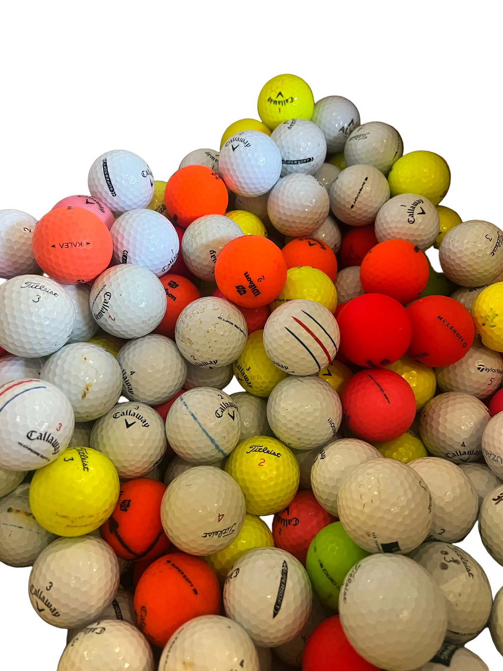 Close Up van Lakeballs Mix C Thoms golfgear Lakeballs