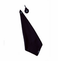 Lignum Microfiber Magnetic Golf Towel – Black
