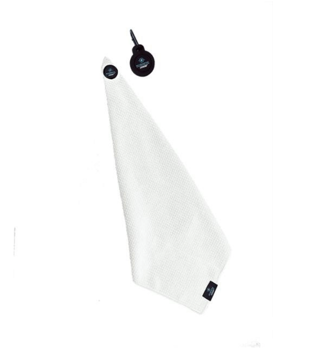Lignum Microfiber Magnetic Golf Towel – White