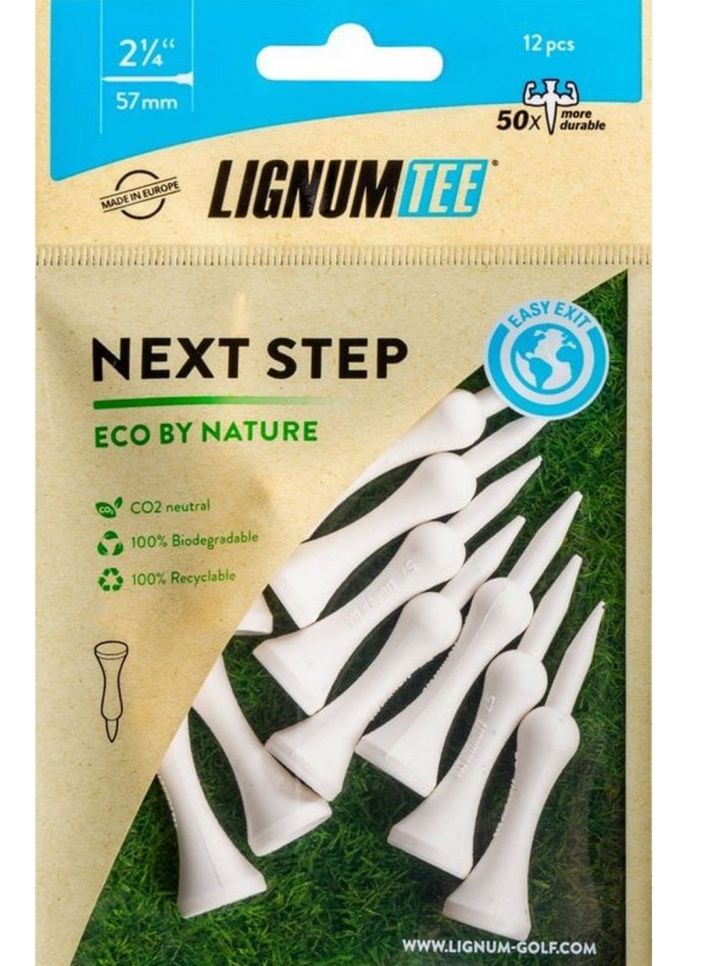 Lignum Next Step Tees – 16 Stuks