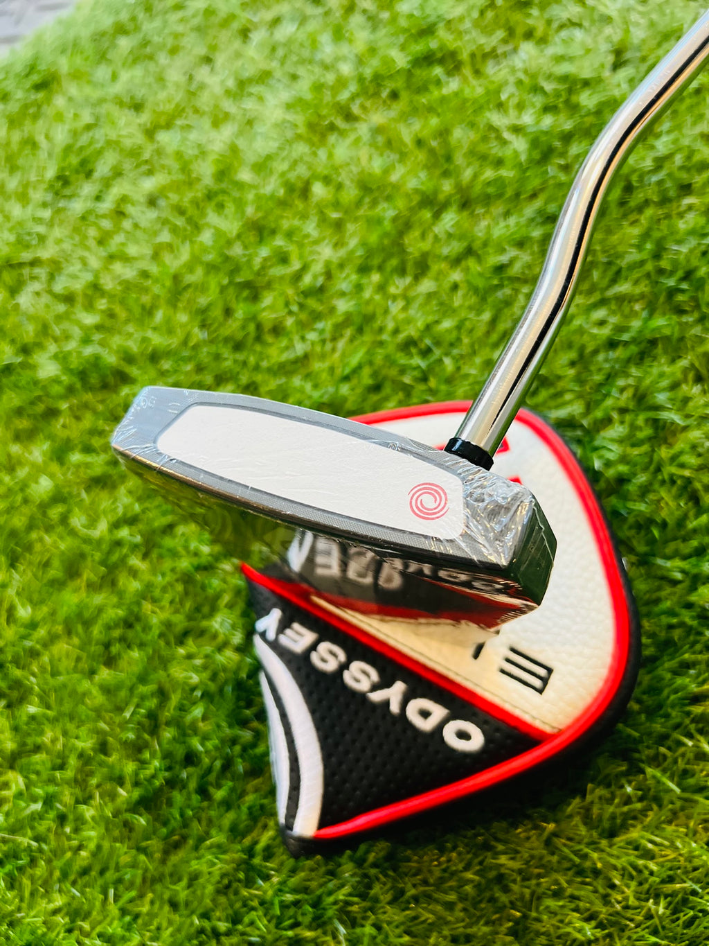 Clubface van de Odyssey 2 Ball Tour Lined 11 putter