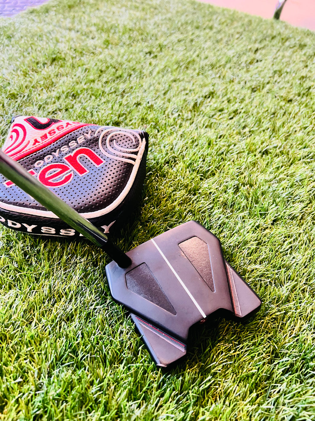 Bovenaanzicht van de Odyssey Strokelab Ten Putter