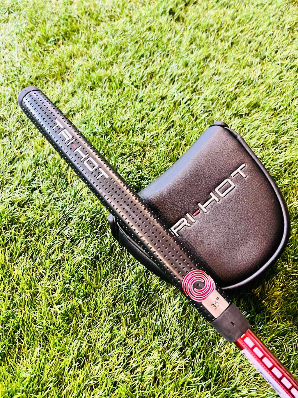 Grip van de nieuwe Odyssey TriHot Rossie putter