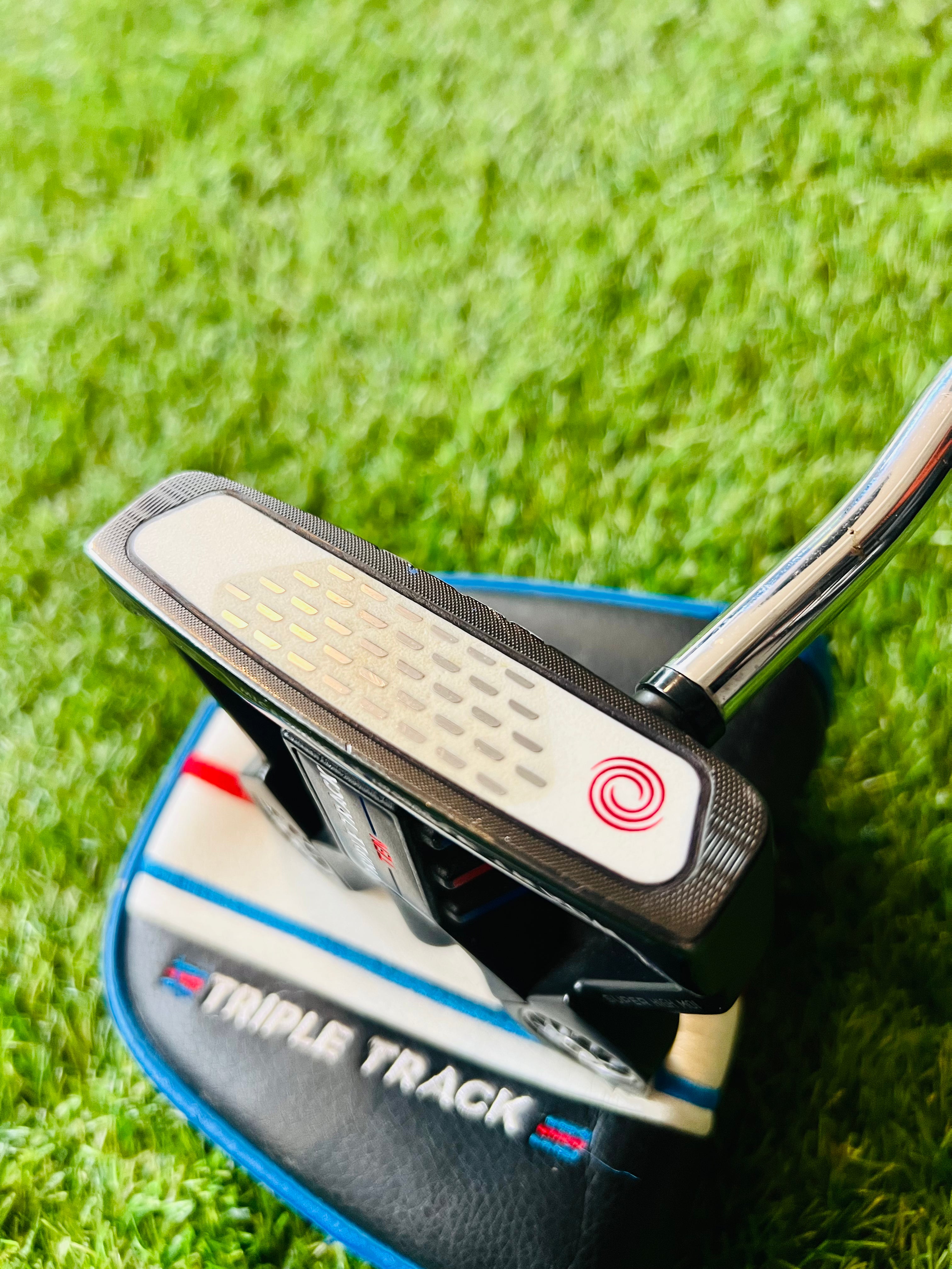 Clubface van de Odyssey Triple Track Ten
