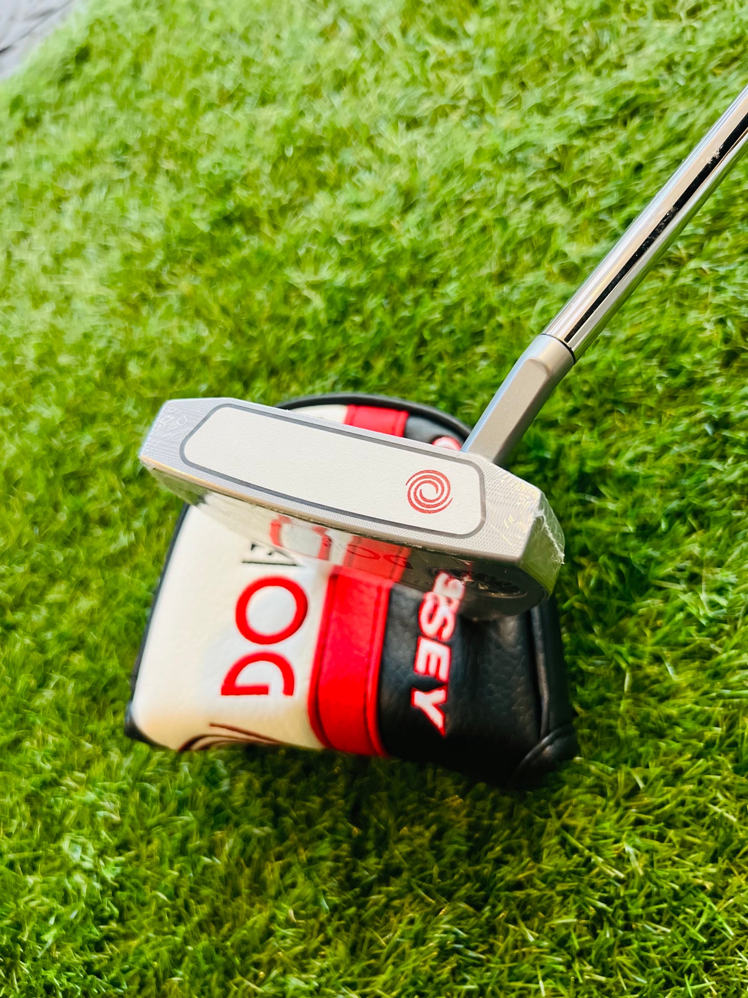 Clubface van de Odyssey White Hot OG 7S 