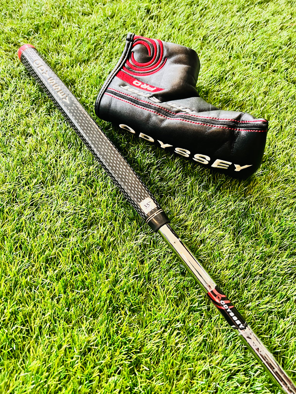 Odyssey Grip op de White Hot Pro 1 