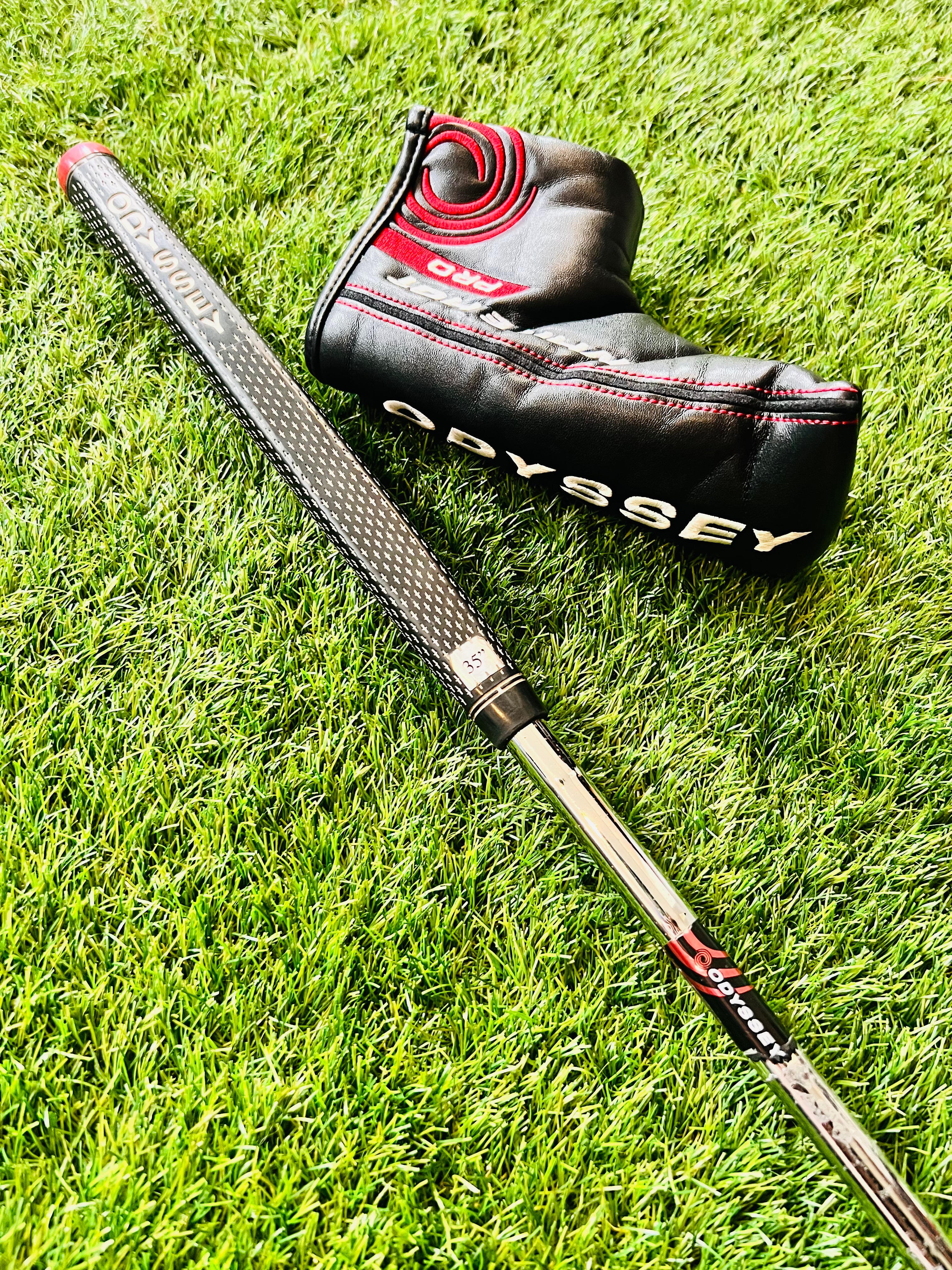 Odyssey Grip op de White Hot Pro 1 